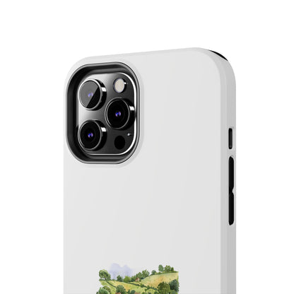 Charming Village Art Phone Cases, Durable Tough Cases for Nature Lovers, Eco-Friendly Gift, Phone Accessories for Holidays