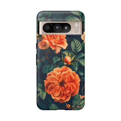 Floral Phone Case, Tough Cases for Nature Lovers, Botanical Design, Phone Protection, Gift for Her, Trending Floral Accessories