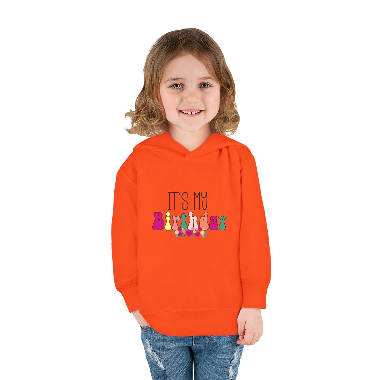 Toddler Birthday Fleece Hoodie - Cute Pullover for Celebrating Special Days