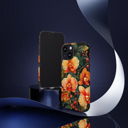 Floral Phone Case - Tough Cases, Protective Cover, Gift for Her, Smartphone Accessory, Floral Design, Nature-Inspired