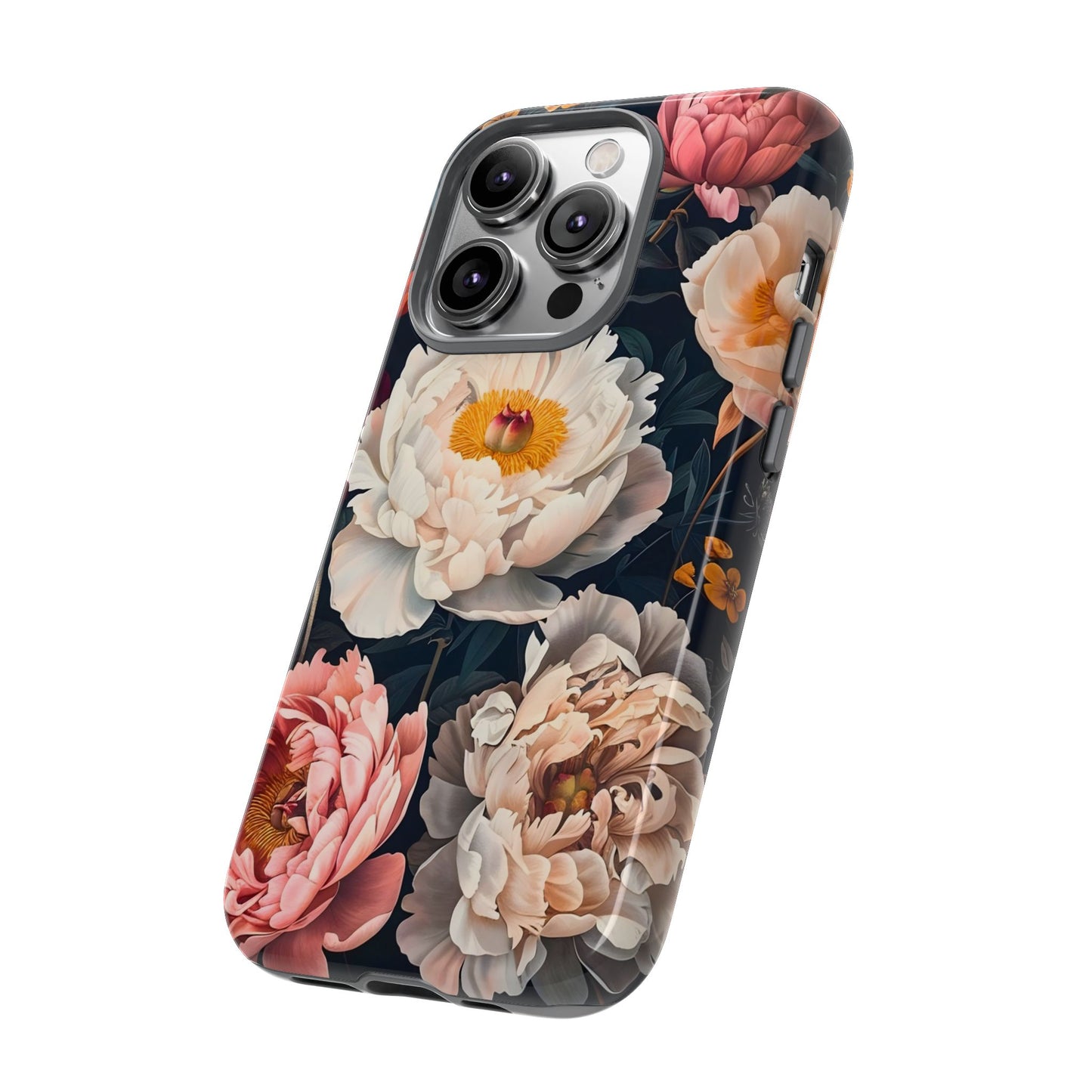Floral Phone Case, Tough Phone Cover, Flower Design, Unique Gift for Her, Trendy Accessory, Spring Decor