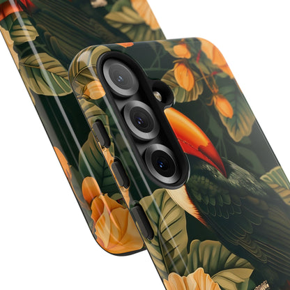 Tropical Toucan Phone Case, Exotic Bird Cover, Nature Lover Gift, Eco-Friendly Design, Customizable Tech Accessory