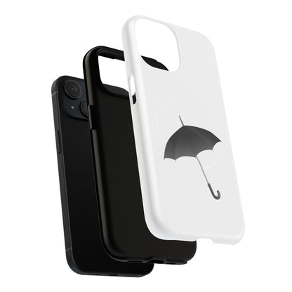 Stylish Magnetic Phone Case with Umbrella Design, Gift for Tech Lovers, Phone Accessory, Modern Design, Unique Cell Phone Cover