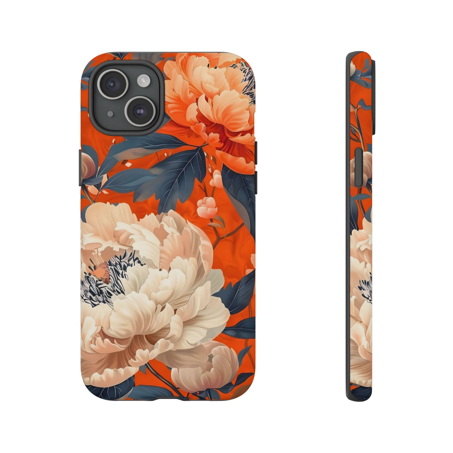 Floral Tough Case, Durable Floral Phone Case, Stylish Protection Case, Gift for Her, Spring Accessories, Mother’s Day Gift