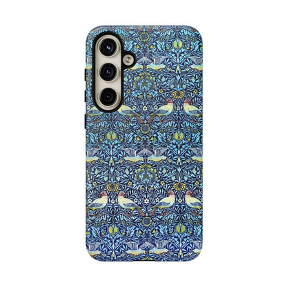Bird and Floral Pattern Phone Case, Tough Cases, Gift for Nature Lovers, Eco-friendly, Custom Phone Accessories, All-Occasion