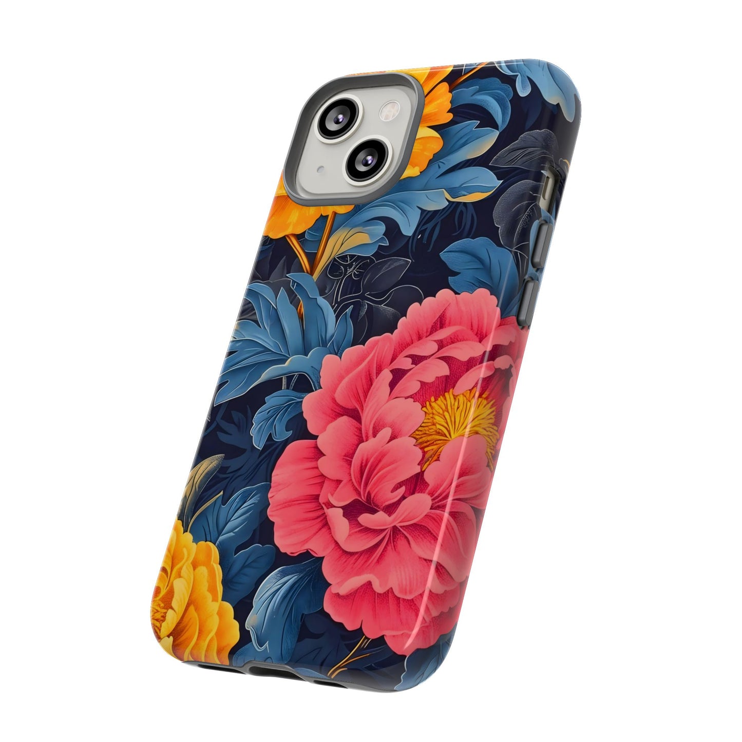 Floral Phone Case, Tough Cases, Stylish Mobile Cover, Gifts for Her, Phone Accessories, Unique Flower Design