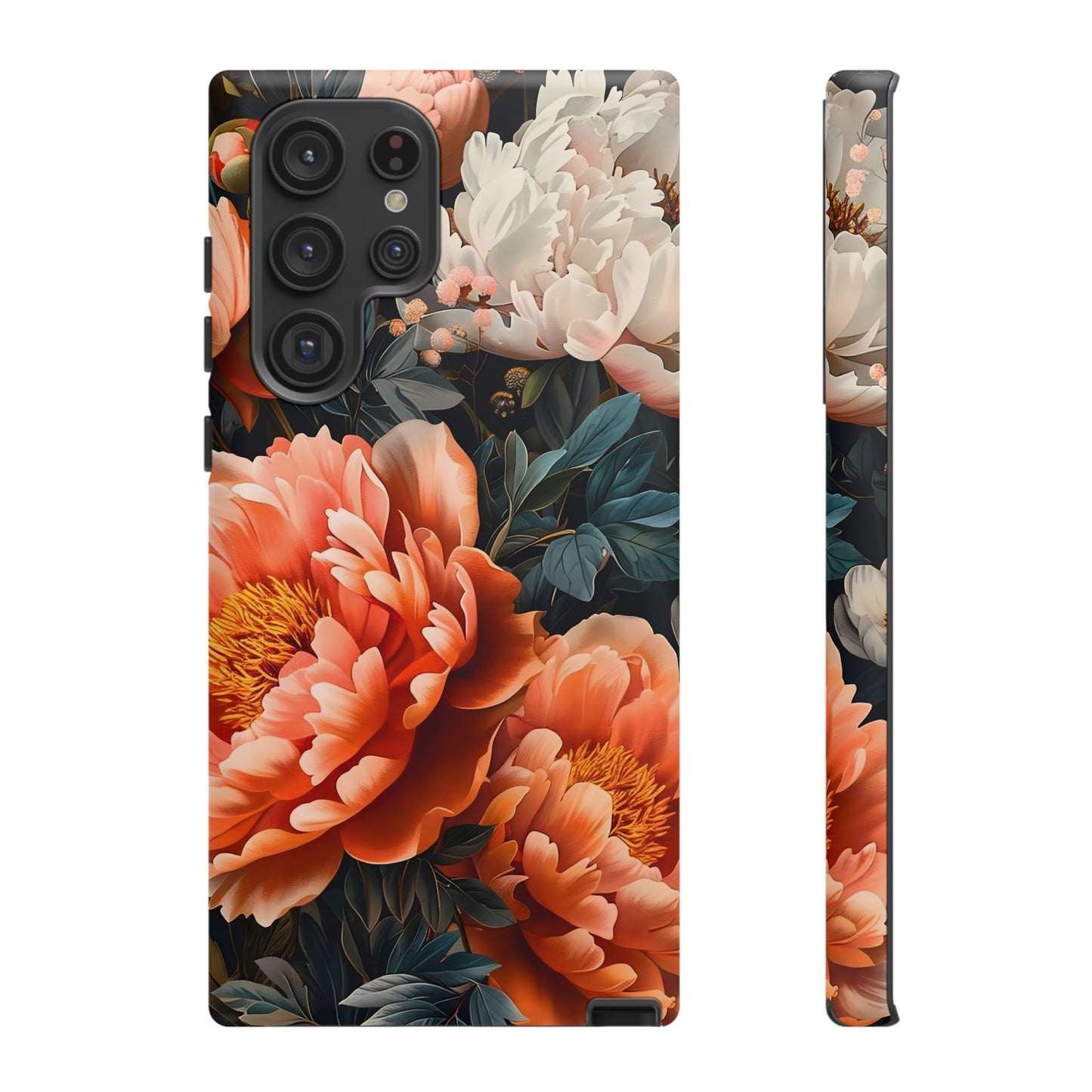 Floral Phone Case - Tough Cases, Durable Cover, Flower Design, Unique Gift, Phone Accessories