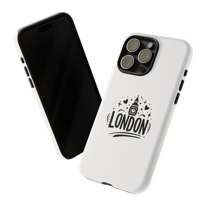 Stylish Phone Case for London Lovers, London Gift, Travel Accessory, Unique Smartphone Case, Cityscape Phone Cover