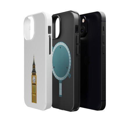 Big Ben Magnetic Phone Case, Unique Phone Cover, London-Themed Gift, Trendy Cell Case, Custom iPhone Accessory