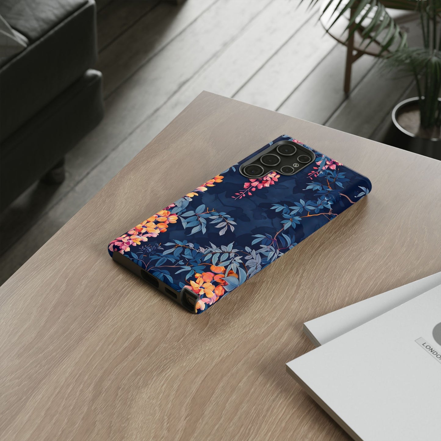 Floral iPhone Case, Tough Phone Cover, Gift for Her, Nature Lover Accessory, Spring Decor, Unique Floral Design