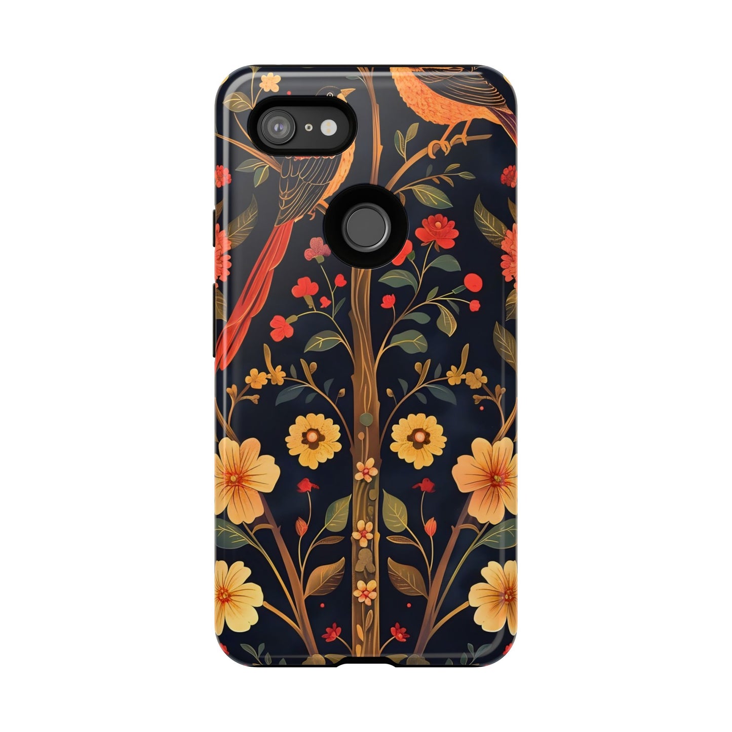 Floral Phone Case, Tough Cases, Flower Pattern, Phone Accessory, Gift for Her, Stylish Tech Cover, Nature Lover's Gift