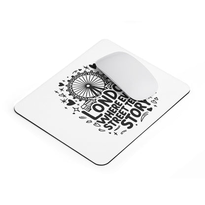 London Themed Mouse Pad, UK Travel Gift, Office Decor, Gaming Accessories, Unique Desk Gift, Personalized Mouse Mat
