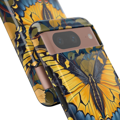 Colorful Butterfly Phone Case, Floral Design, Tough Cases, Protective Cover, Gifts for Nature Lovers, Birthday Present