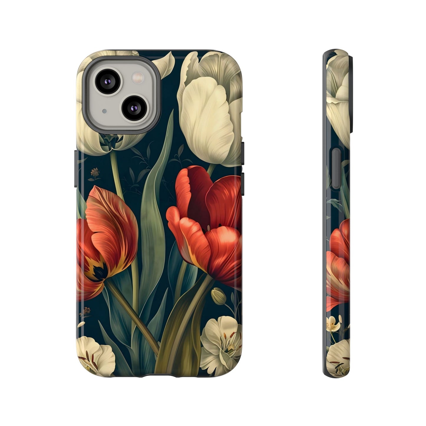 White Flower Tough Cases