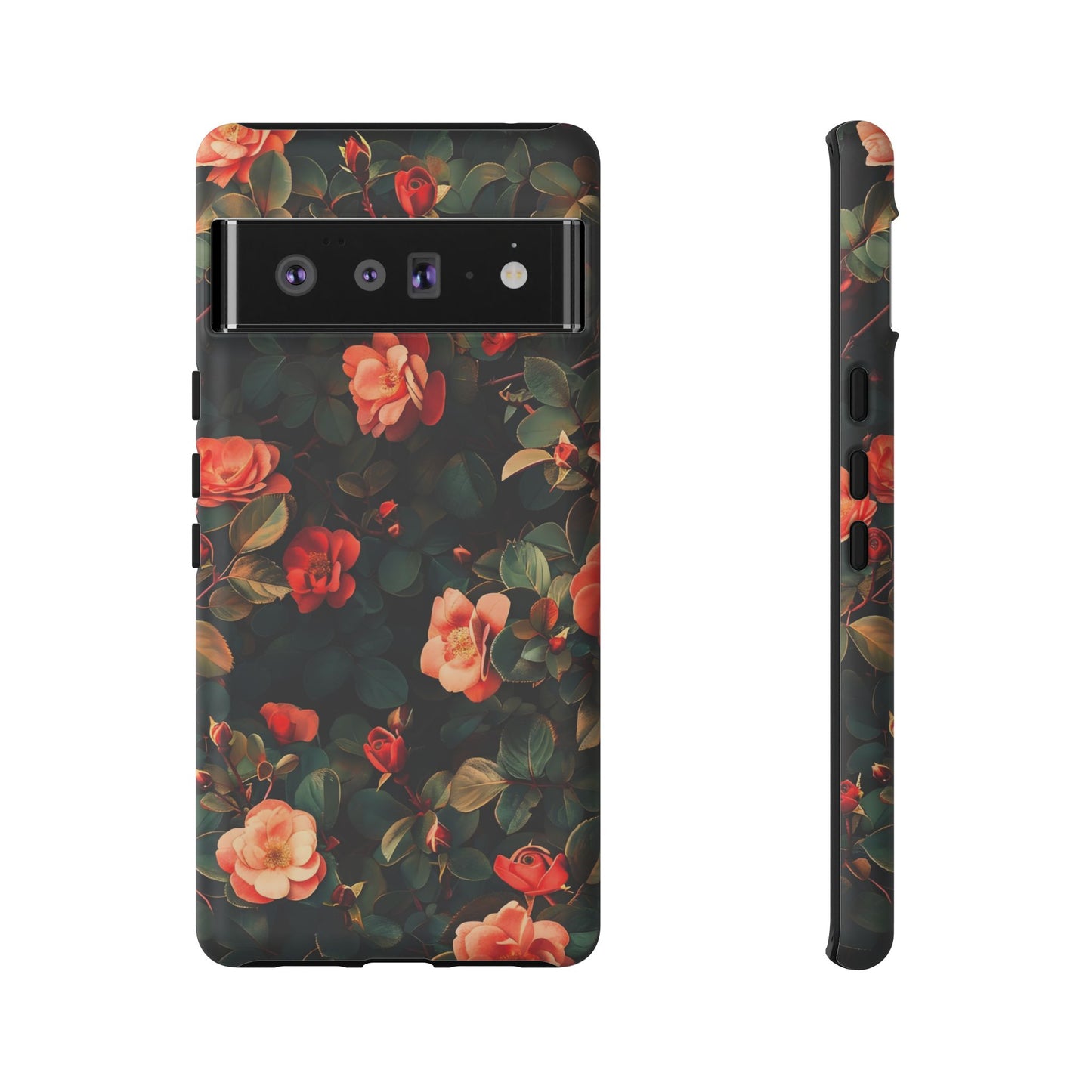 Floral Phone Case - Elegant Floral Design, Tough Protective Case, Perfect Gift for Her, Trendy Phone Accessories, Mother’s Day, Birthday