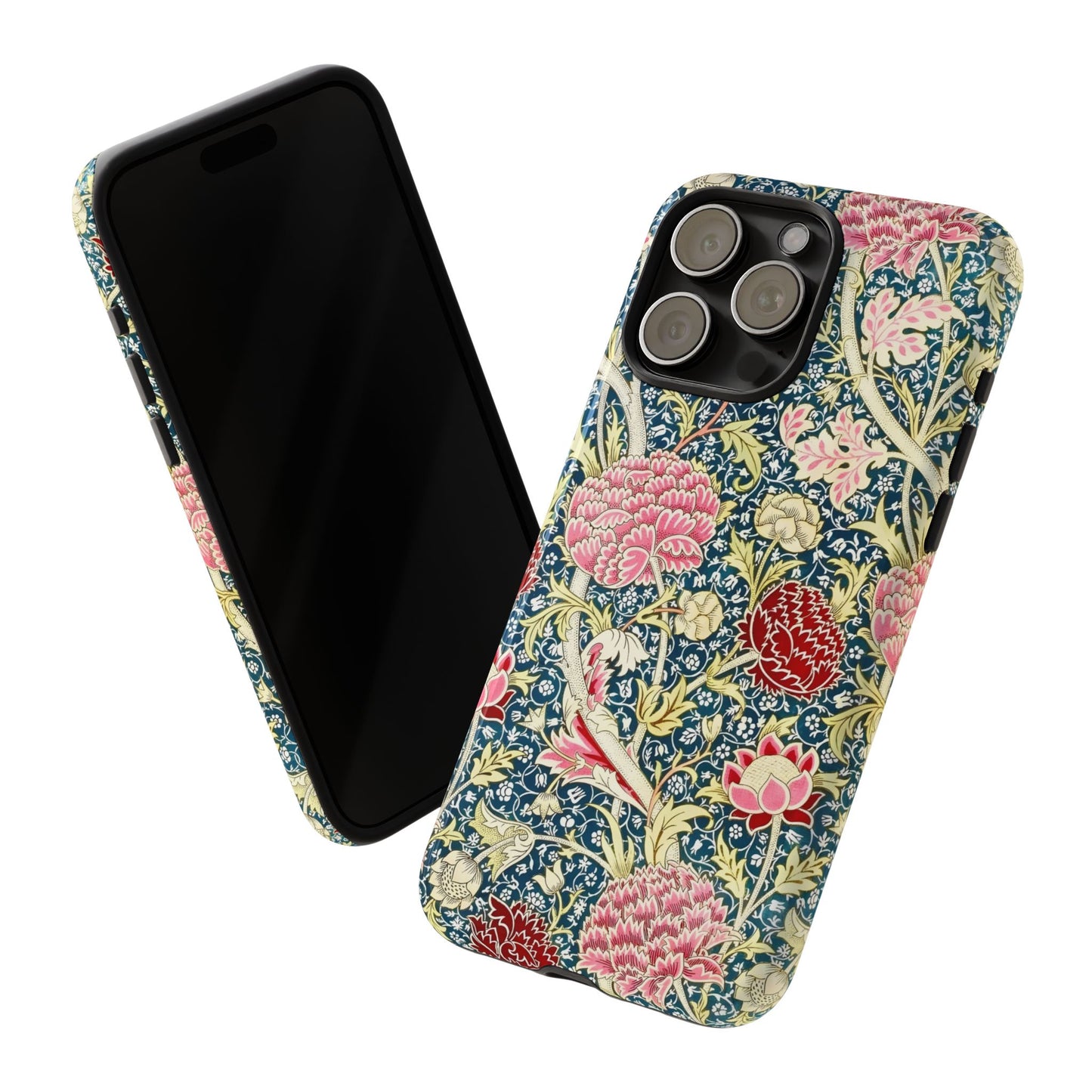 Floral Phone Case, Tough Cases, Durable Phone Cover, Stylish Phone Protector, Gift Idea for Nature Lovers, Floral Pattern Tech Accessories