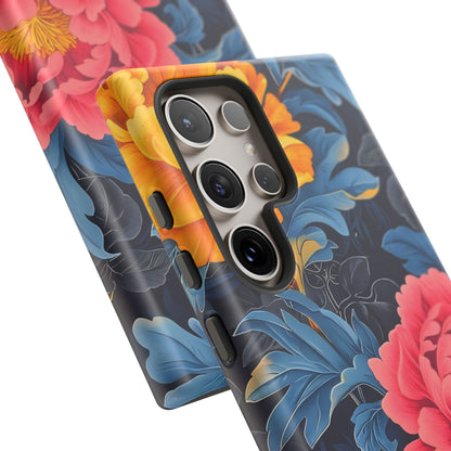 Floral Phone Case, Tough Cases, Stylish Mobile Cover, Gifts for Her, Phone Accessories, Unique Flower Design