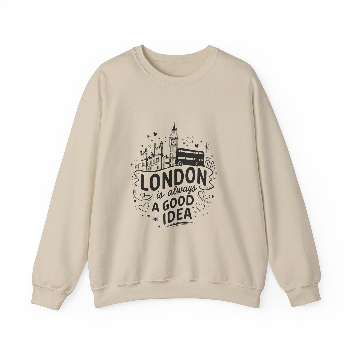 Unisex Heavy Blend™ Crewneck Sweatshirt Lightweight - London is always a best Idea