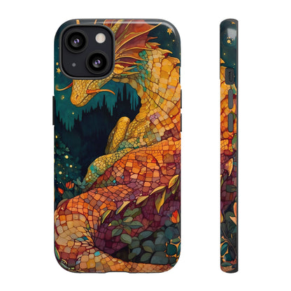 Dragon Art Phone Case, Tough Phone Cover, Fantasy Gift, Unique Mobile Accessory, Dragon Lover Gift, Stylish Protection