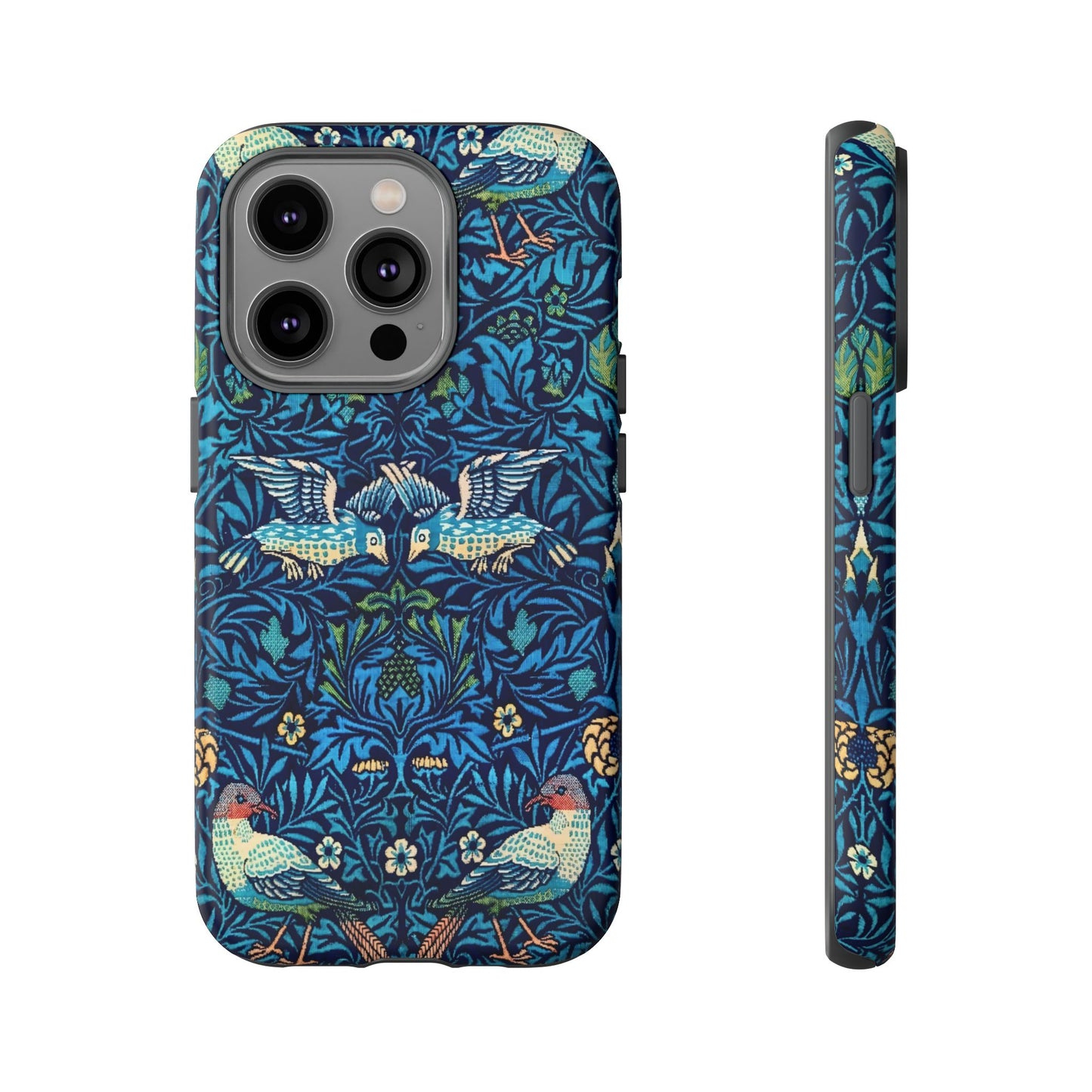 Elegant Bird Pattern Phone Case | Nature Lover Gift, Stylish Mobile Cover, Floral Design, Eco-Friendly, Unique Cell Phone Protector