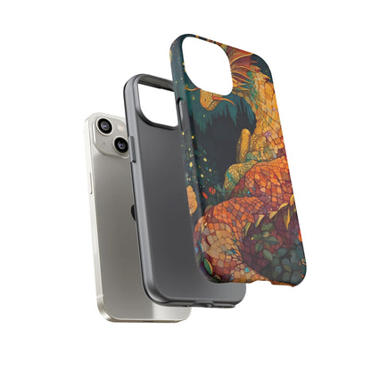 Dragon Art Phone Case, Tough Phone Cover, Fantasy Gift, Unique Mobile Accessory, Dragon Lover Gift, Stylish Protection