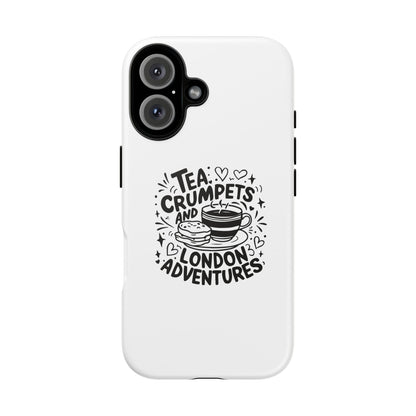 London Adventures Phone Case - Tea & Crumpets Design