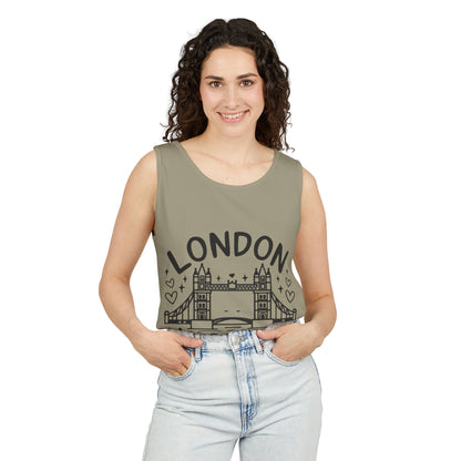 Unisex Garment-Dyed Tank Top - London Vacation