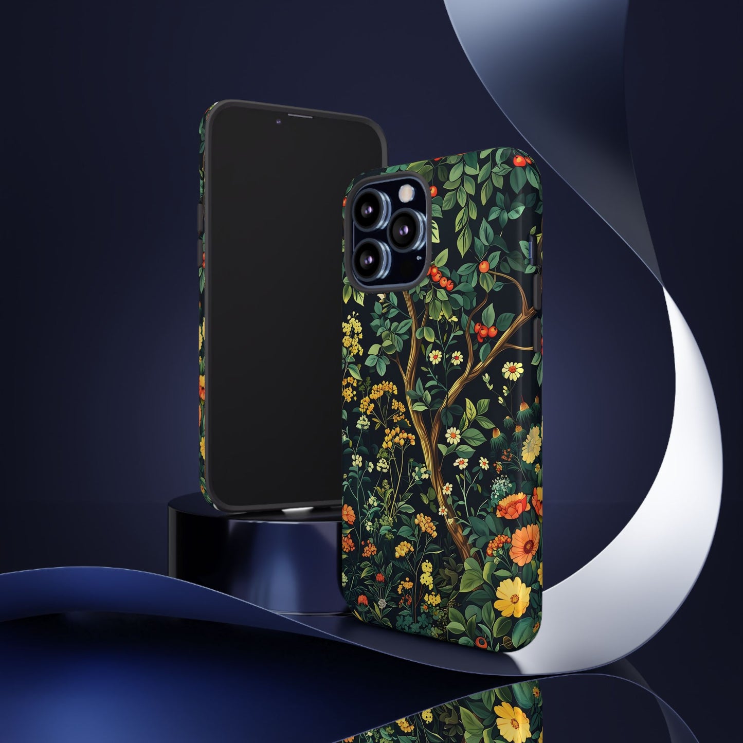 Floral Phone Case - Tough Cases, Colorful Nature Design, Gift for Flower Lovers, Phone Accessory, Unique Cell Phone Cover