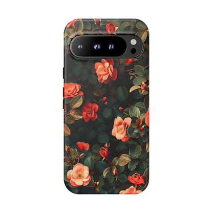 Floral Phone Case - Elegant Floral Design, Tough Protective Case, Perfect Gift for Her, Trendy Phone Accessories, Mother’s Day, Birthday