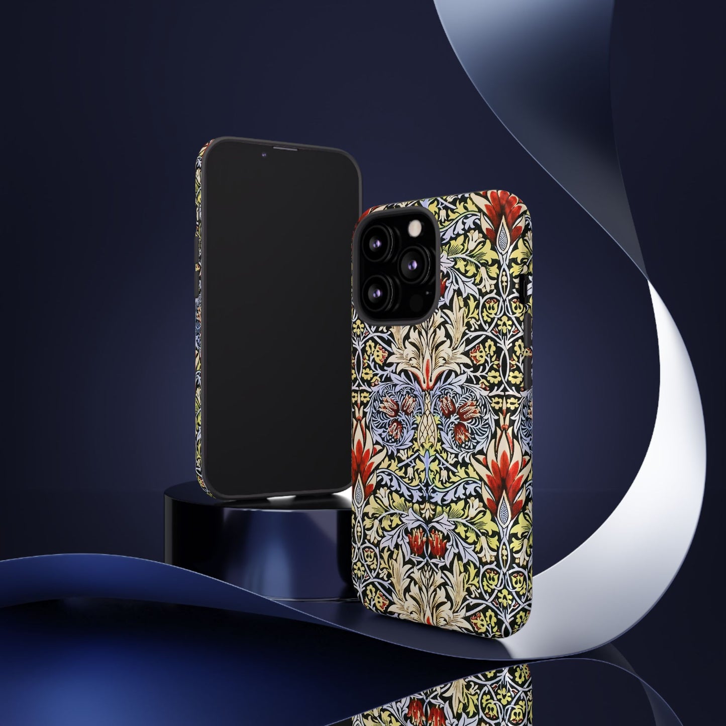 Stylish Phone Case - Floral Design, Tough Cases, Gift for Her, Phone Accessories, Trendy Tech, Unique Cell Phone Cover
