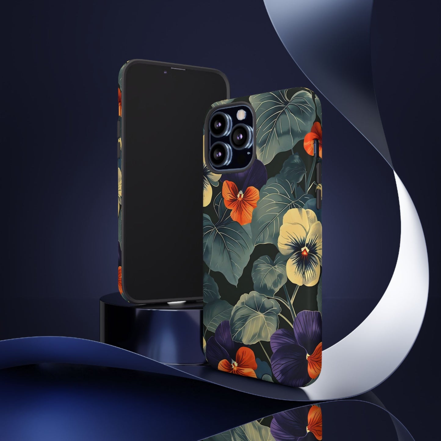 Tough Cases Floral iPhone Case, Tough Phone Cover, Stylish Floral Design, Gift for Her, Summer Vibe, Durable Protective Case