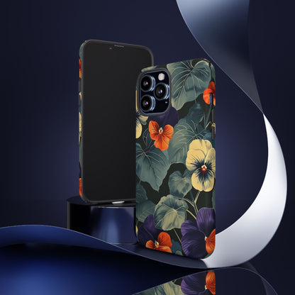 Tough Cases Floral iPhone Case, Tough Phone Cover, Stylish Floral Design, Gift for Her, Summer Vibe, Durable Protective Case