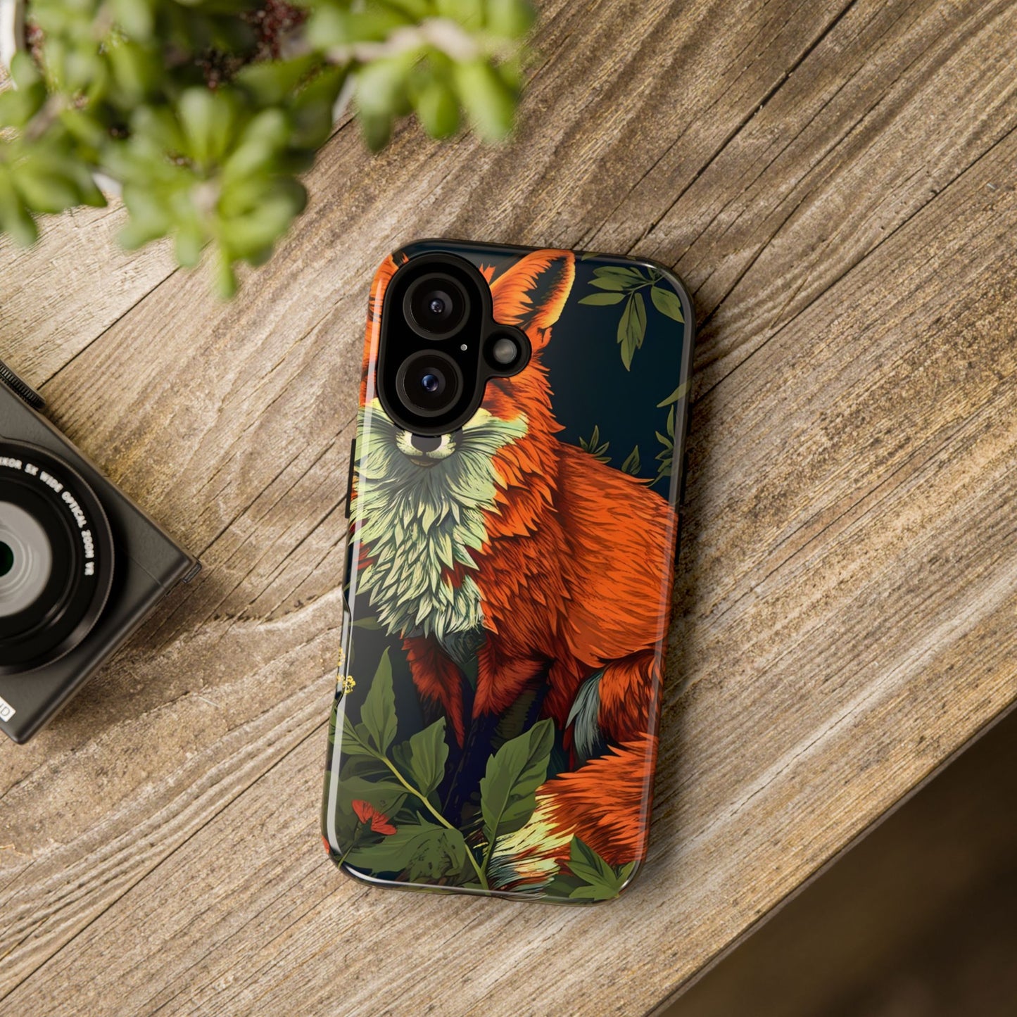 Fox Phone Case, Tough Cases for Animal Lovers, Wildlife Phone Cover, Cute Fox Gift, Nature Lovers Phone Accessory