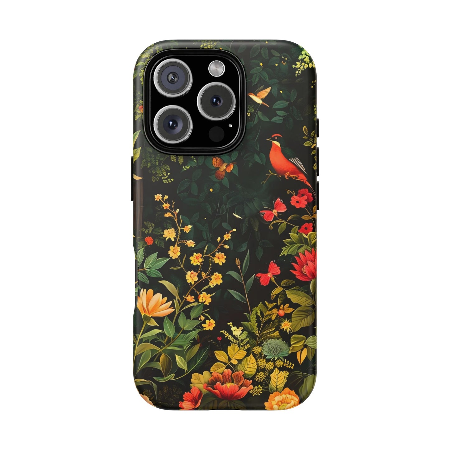 Floral Tough Phone Case, Nature-Inspired Design, Ideal for Garden Lovers, Gift for Birthdays, Christmas, Eco-Friendly Accessory
