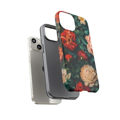 Floral Phone Case - Tough Cases, Vibrant Protection, Gift for Her, Cute Floral Design, Trendy Accessory, Perfect for Spring