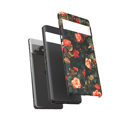 Floral Phone Case - Elegant Floral Design, Tough Protective Case, Perfect Gift for Her, Trendy Phone Accessories, Mother’s Day, Birthday