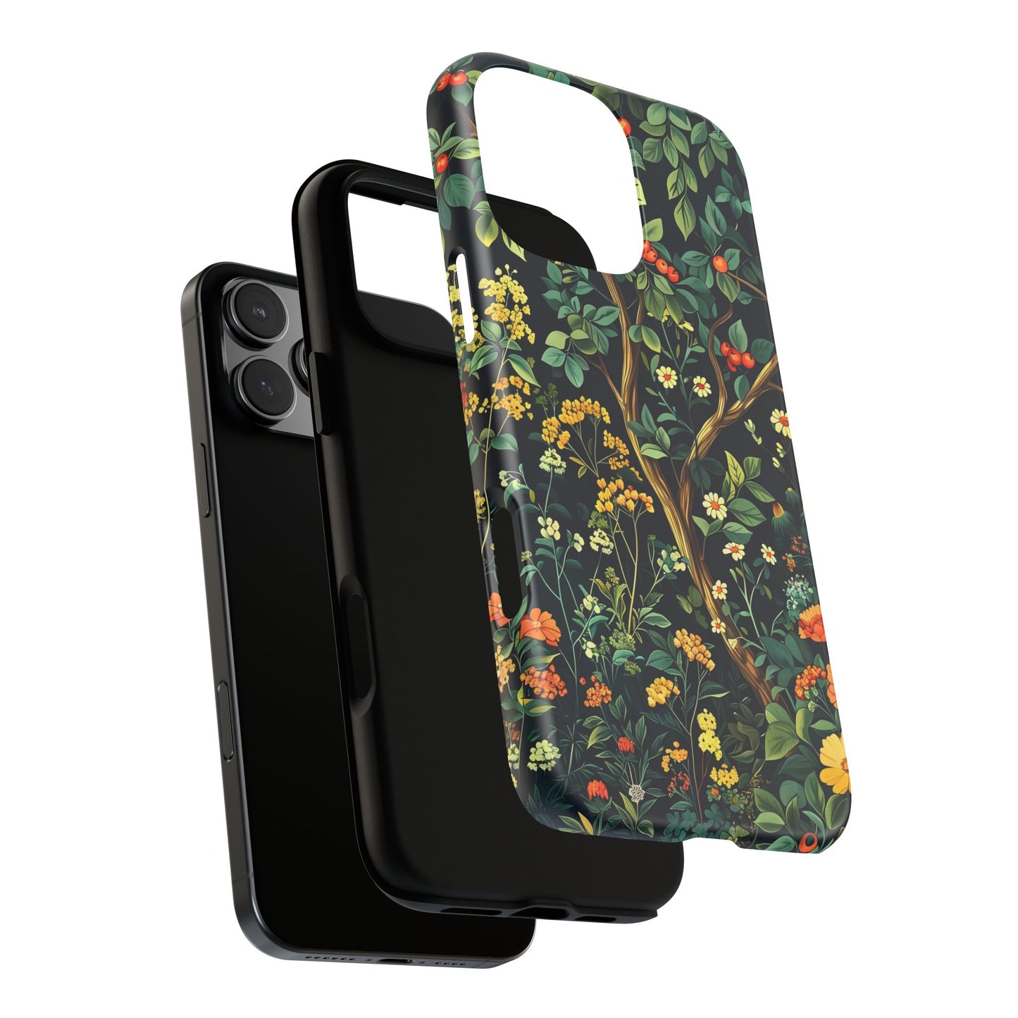 Floral Phone Case - Tough Cases, Colorful Nature Design, Gift for Flower Lovers, Phone Accessory, Unique Cell Phone Cover