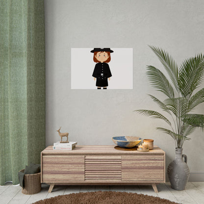 Charming Firefighter Rolled Posters for Kids' Rooms, Playful Wall Art, Fire Safety Decor, Kids' Gifts, Educational Prints