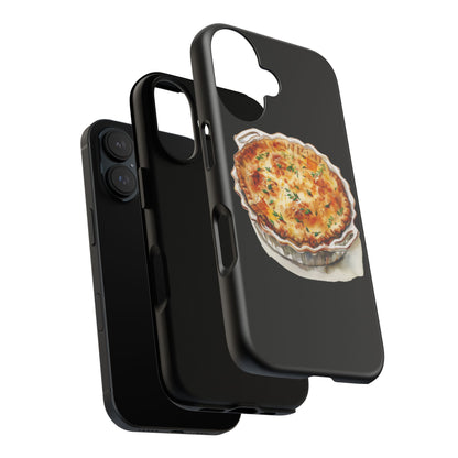 Quiche Phone Case - Funky Kitchen Decor, Foodie Gift, Chef Accessories, Culinary Art, Quirky Phone Cover