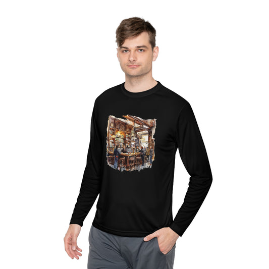 Unisex Lightweight Long Sleeve Tee - Cozy British Pub