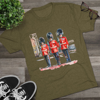 Red Jacket - Bodmin Keep: Cornwall's Army Museum Trendy Unisex Tri-Blend Crew Tee