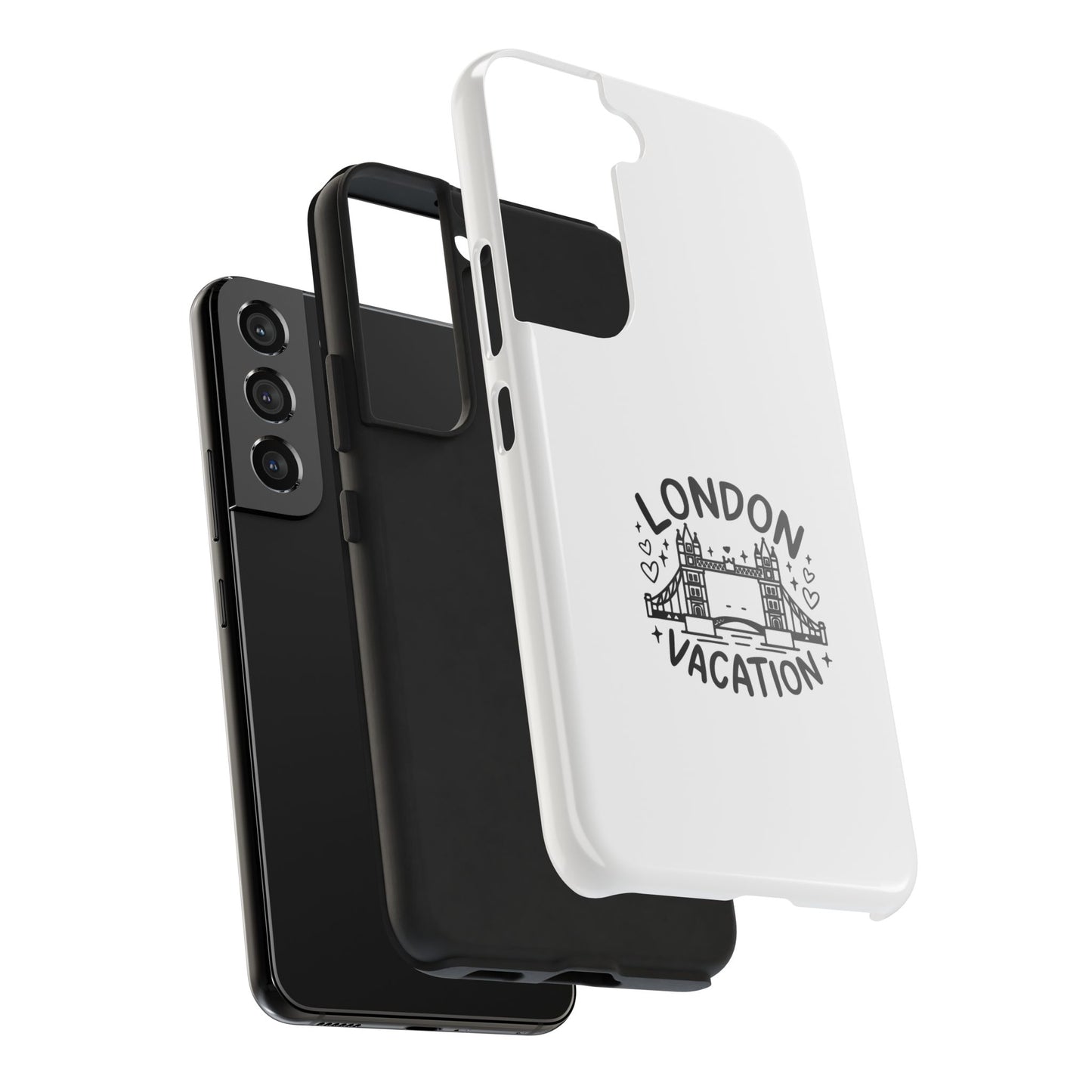 London Vacation Tough Phone Cases, Travel Gifts, London Souvenir, Durable Phone Cover, Cute Cell Phone Case, Travel Accessory