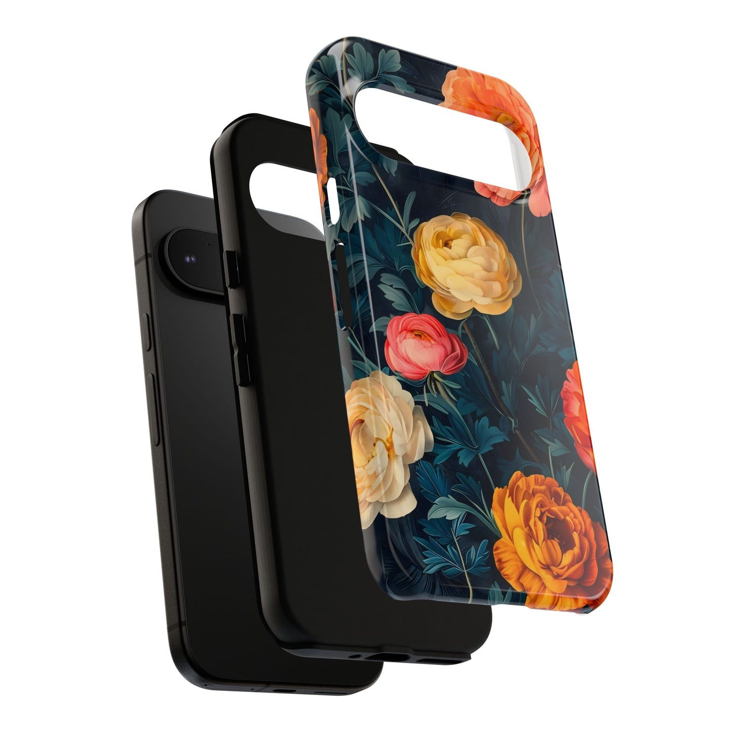 Floral Phone Case - Tough Cases, Stylish Protection, Gift for Flower Lovers, Customizable Cover, Floral Design Mobile Accessory