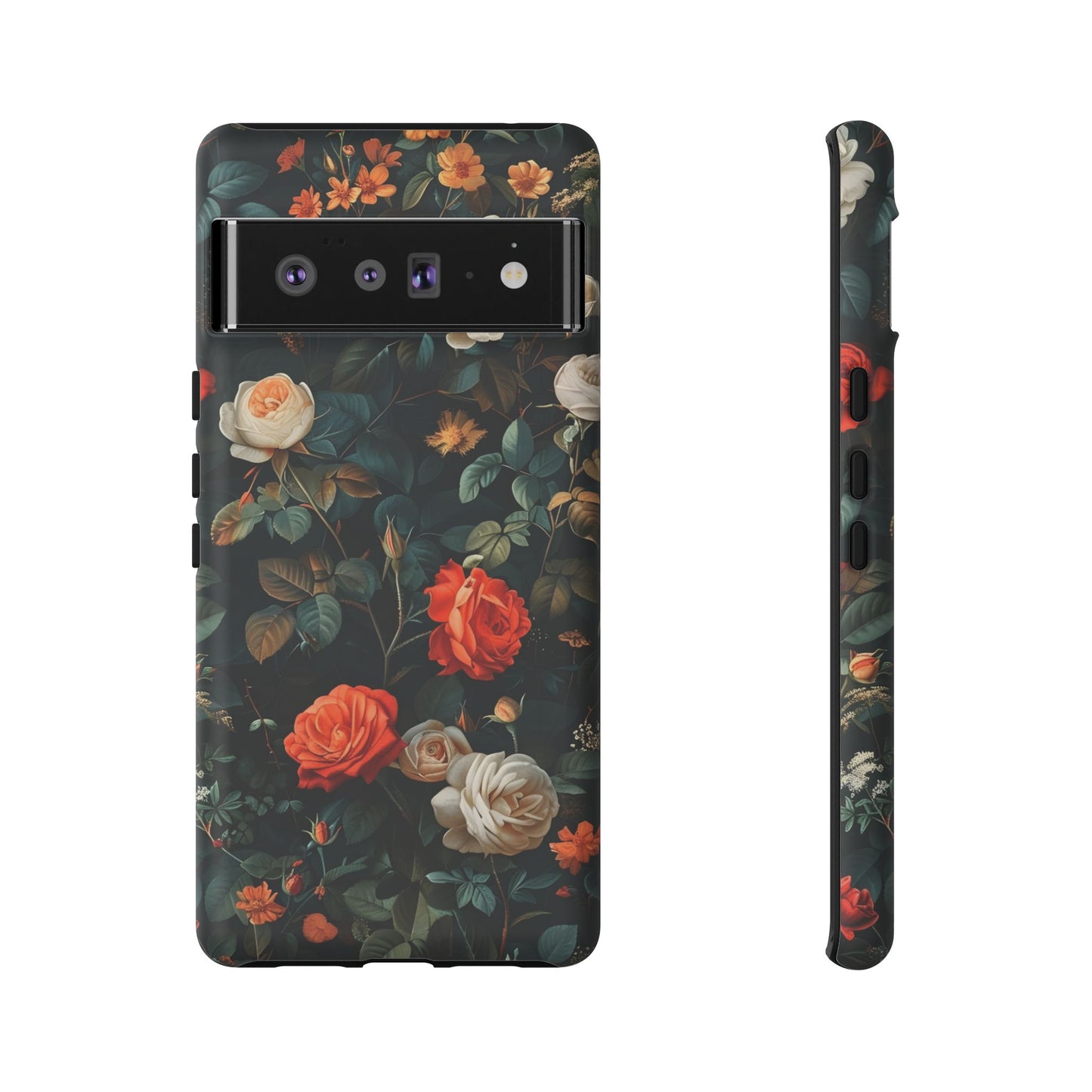 Floral Phone Case | Tough Cases with Elegant Design | Gift for Her, Mother's Day, Birthdays, Personalized, Trendy Tech Accessories