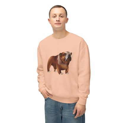 Unisex Lightweight Crewneck Sweatshirt Elegant - British Dog