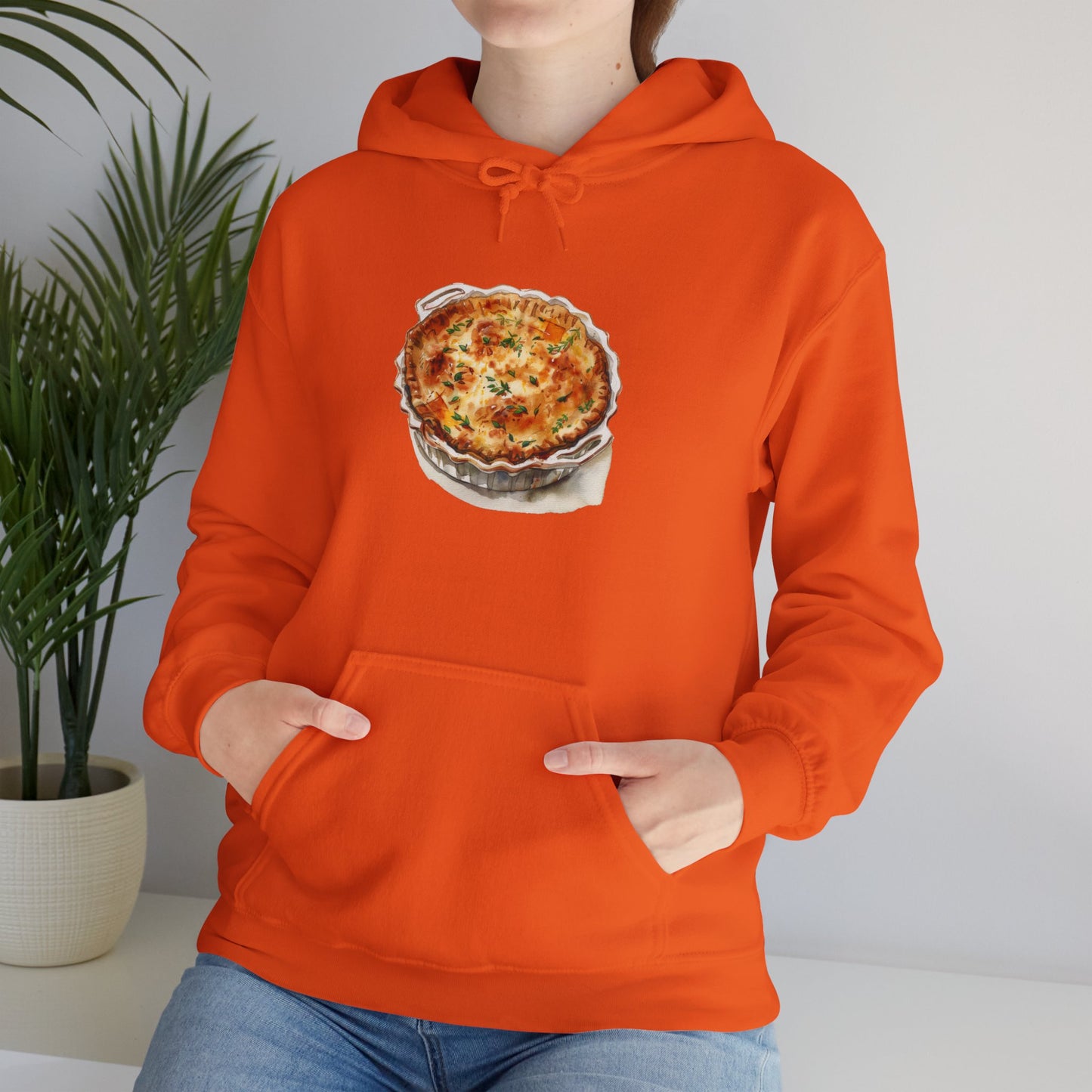 Unisex Heavy Blend™ Hooded Sweatshirt - Savor the Majesty - Iconic British Royal Foods