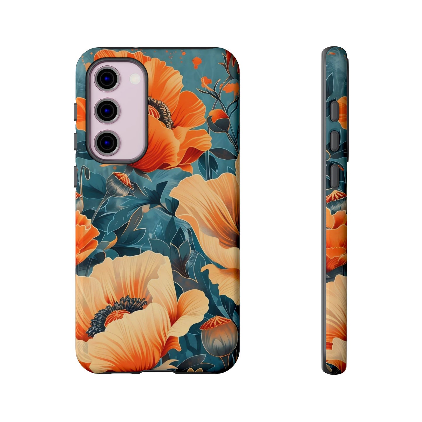 Floral Phone Case, Tough Cases for Protection and Style, Spring Aesthetic, Gift for Her, Phone Accessory for Nature Lovers