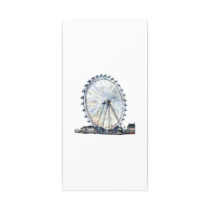 London Eye Canvas Print, Wall Art Decor, Travel Gift, Home Decoration, Unique Art Piece