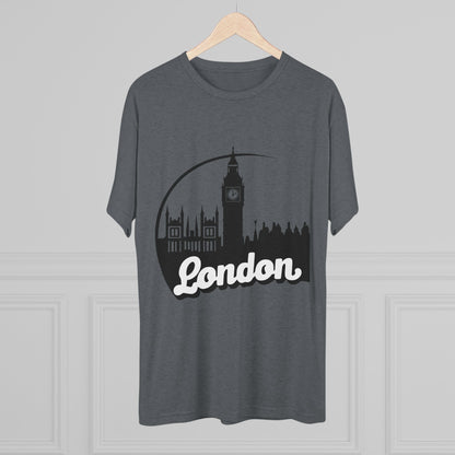 London High-Grade Unisex Tri-Blend Crew Tee