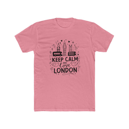 Keep Calm and love London Unisex Cotton Crew Tee